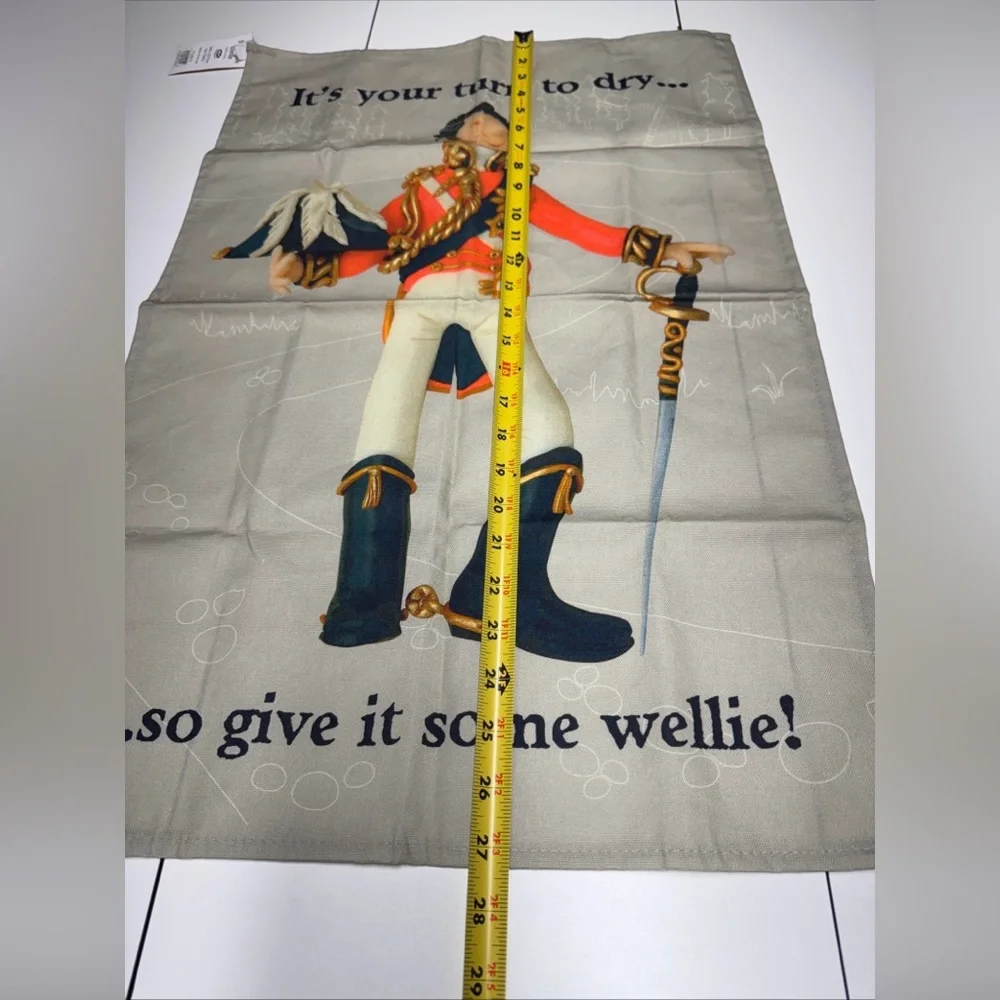NWT‎ Funny Towel British Soldier Tea Towel Cotton Made England Drying Dishes